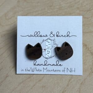 Willow and Birch Sunflower Stud Earrings