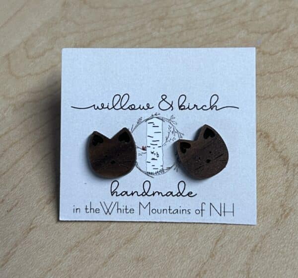 IMG_5613 Willow and Birch Sunflower Stud Earrings