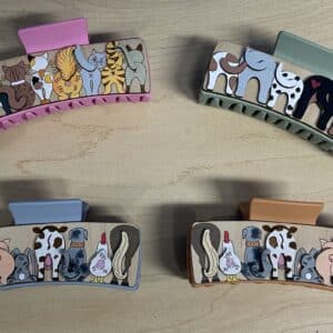 Willow and Birch Animal Bums Large Hairclip
