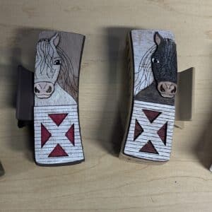 Willow and Birch Shut the Barn Door Large Hairclip