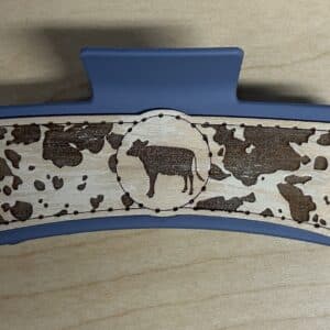 Willow and Birch All the Cows Large Hairclip