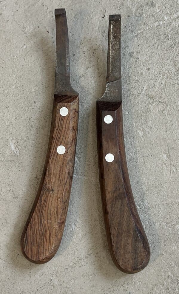 F. Dick Rosewood Handle Narrow Blade Hoof Knife