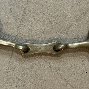 Eggbutt Curved Dr Bristol Snaffle, 5"