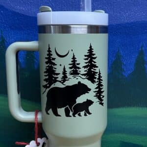 Glass Factorie Bears Hydraflow Traveler Tumbler, 40oz.