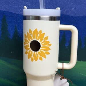 The Glass Factorie Sunflower Hydroflow Tumbler