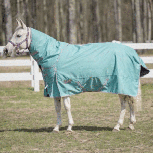 TuffRider 1200 D Comfy Winter Medium Weight Turnout Blanket W/ Detachable Neck 200 GSM