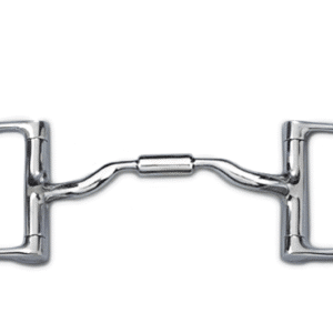 Myler Medium English Dee without Hooks and Low Port Comfort Snaffle MB 04