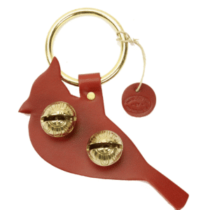 New England Bells Cardinal Door Hanger Bells