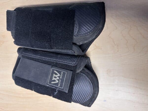 Black Woof Wear Brush Boots, Medium