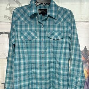plaid snap shirt