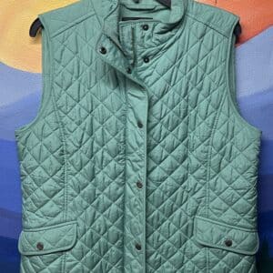 Talbots Quilted Fleece-lined Vest, Womens Large 