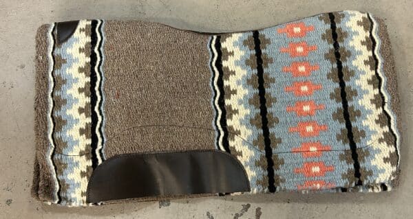 Felt Bottom Woven Western Pad