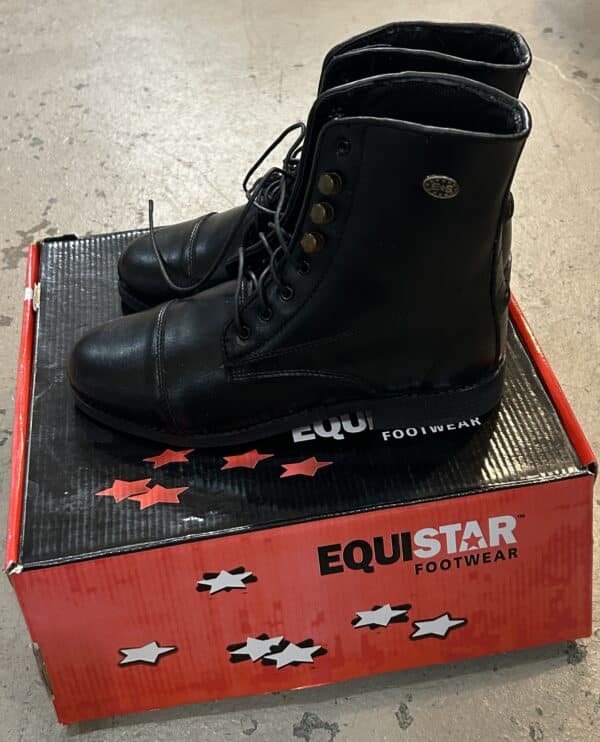 EquiStar Ladies All-Weather Lace Paddock Boots, Size 6