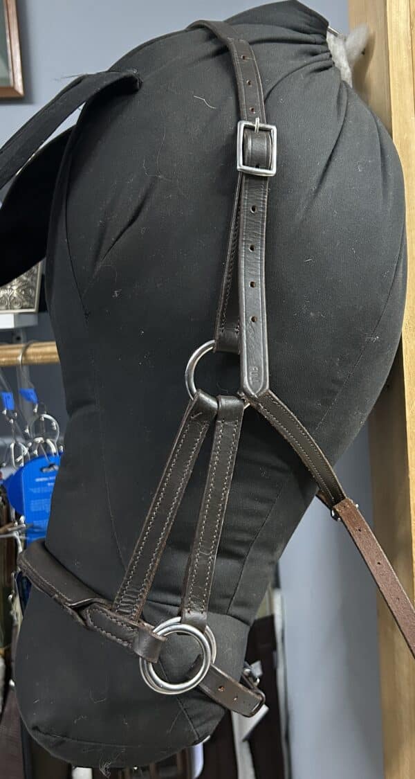 Leather Sidepull Bitless Bridle, Full