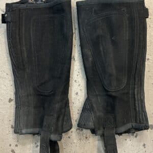 Horze Kids Ribbed Amara Half Chaps, M/W 14