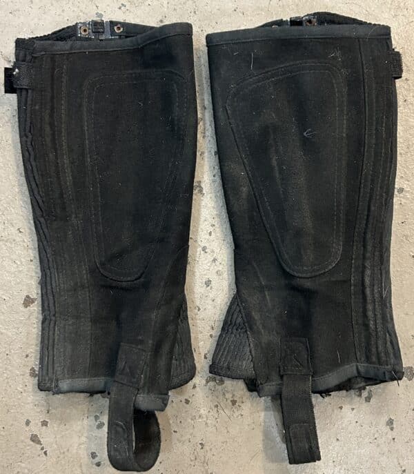 Horze Kids Ribbed Amara Half Chaps, M/W 14