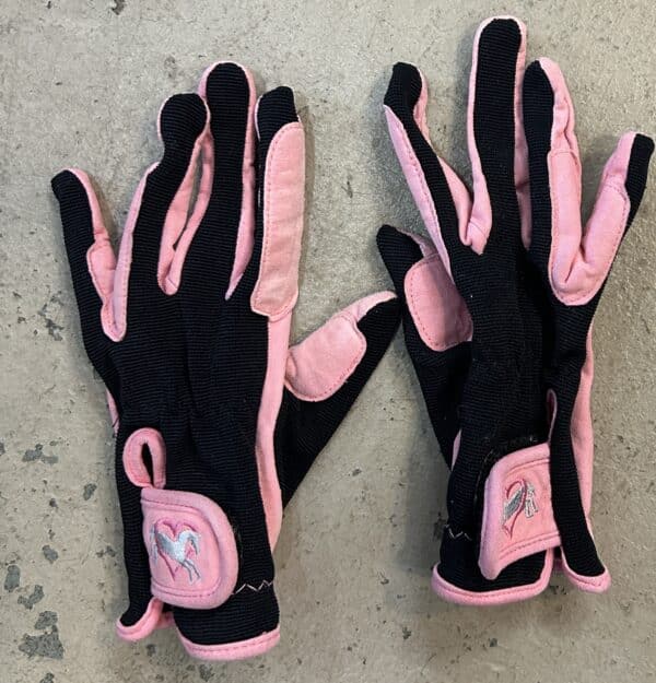 Child's Riding Gloves, Size B/Medium