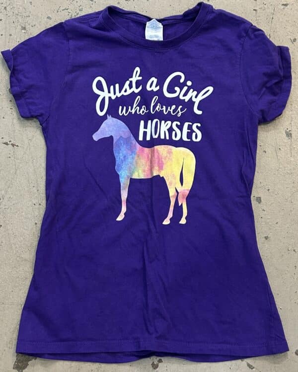 Just a Girl Who Loves Horses T-Shirt