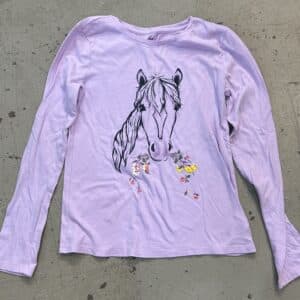 Gap Long Sleeve Horse T-Shirt, Kids XXL