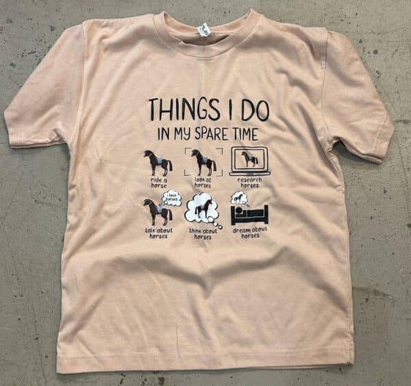 Things I Do in My Spare Time T-Shirt, Youth L