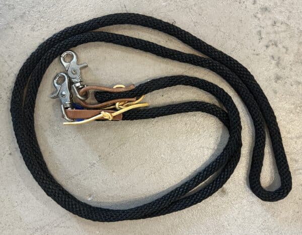 Black Rope Reins, 8'