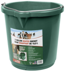 Heated Flat Back Bucket, 5 Gallon