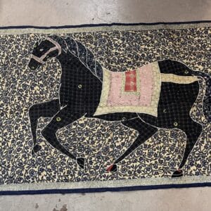 Horse Embroidered Tapestry, 40"x60"