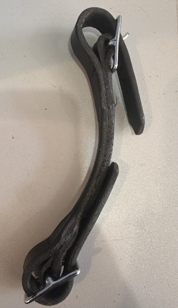 Rolled Leather Curb Strap