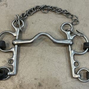 Low Port Pelham Bit with Rein Converter, 5.25"