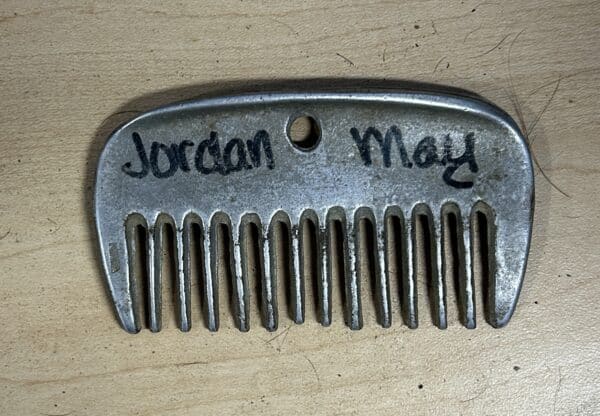 Small Mane and Tail metal Comb