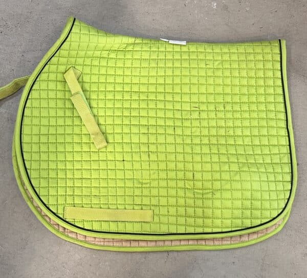 PRI Cotton Quilted All Purpose Saddle Pad with Piping