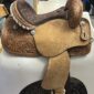 2X Cowboy Barrel Saddle, 15", FQHB