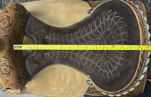 IMG_6482 2X Cowboy Barrel Saddle, 15", FQHB