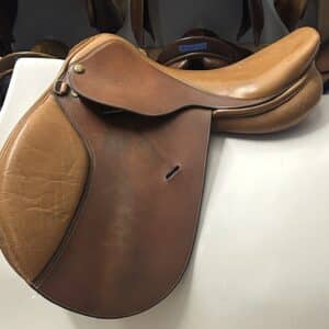 Dover Circuit Close Contact Jump Saddle, 16.5", Medium Tree