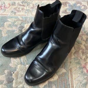 OVATION Ladies Finalist Black Elast Side Jod Boots, 7.5