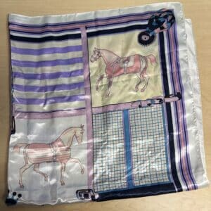 Blanketed Horses Neckerchief Scarf 