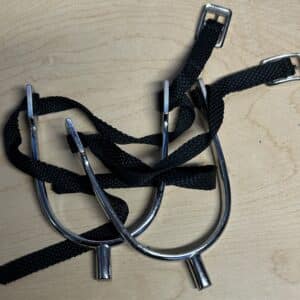 English Spurs with Nylon Straps