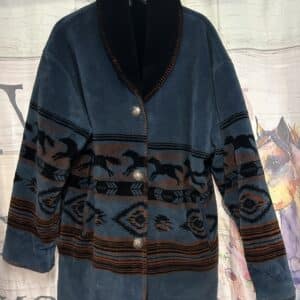 Reversible Fleece Coat, Medium