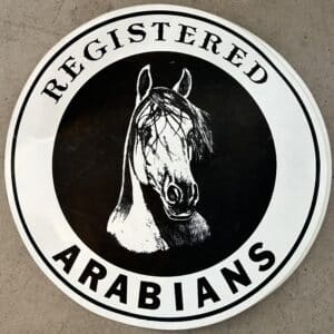 Registered Arabians Sticker, 1'