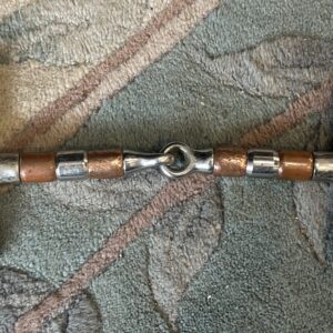 D Ring Copper Roller Snaffle Bit, 5.5″