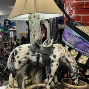 Nickolas Ceramic Horse Lamp