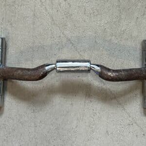 Myler Stainless Steel Western Dee Comfort Snaffle Wide Barrel, Level 2 Bit