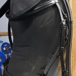 KL Select Red Barn Levade Padded Dressage Bridle, OS