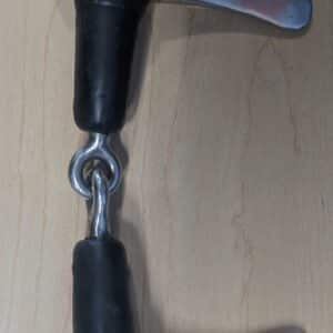 Rubber Half Cheek Snaffle Bit, 5"