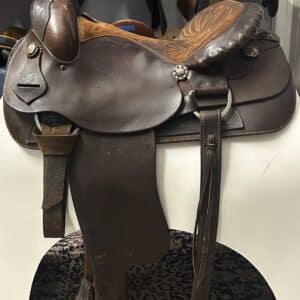 Simco Roping Saddle Custom Refurbished, 16", Wide