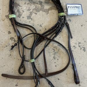Toklat Passport Square Raised Bridle With Reins, Extra Large, 57"