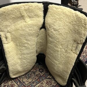 Zebra Striped Mini Western Saddle, 11", SQHB