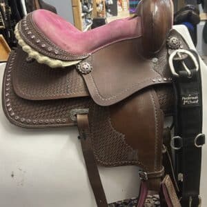 'Lil Cowgirl Western Saddle, 12", SQHB