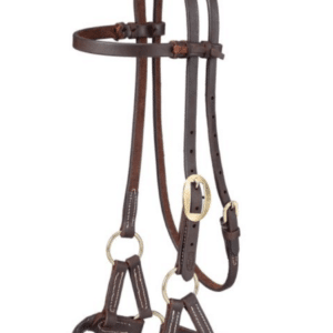 Tough1 Harness Leather Rolled Side Pull
