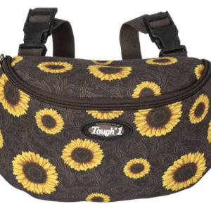 Tough1 Sunflower Tooled Saddle Pouch
